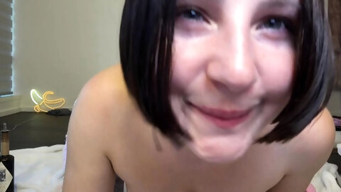 Small titted teen from EU masturbating
