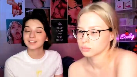 Blonde Teen In Solo Striptease Fun