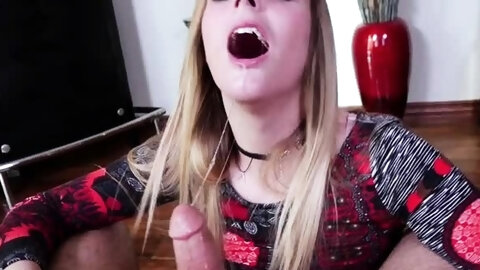 Shaft riding delight from fresh blonde minx Kendra Lynn