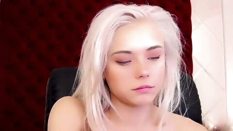 Delicious blond teen Buffy in another solo scene