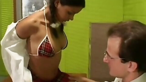 Delectable barely legal minx Stacy gets ready to cum at last