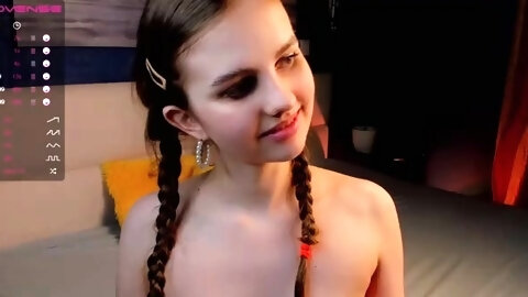 Hottest brunette solo webcam masturbation 2