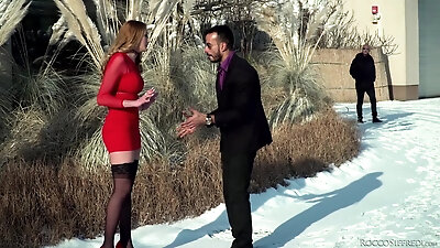 mmf threesome on the set @ rocco's dirty girls #03