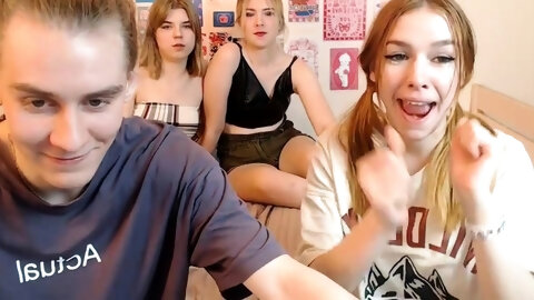 Petite amateur redheaded teen pisses and sucks cock