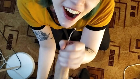 The girl next door revealed your secret: magic cock