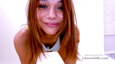 Daddy gets his penis in this cute little girlie