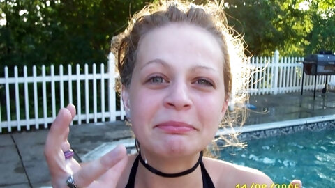 sleeping facial on busty teen